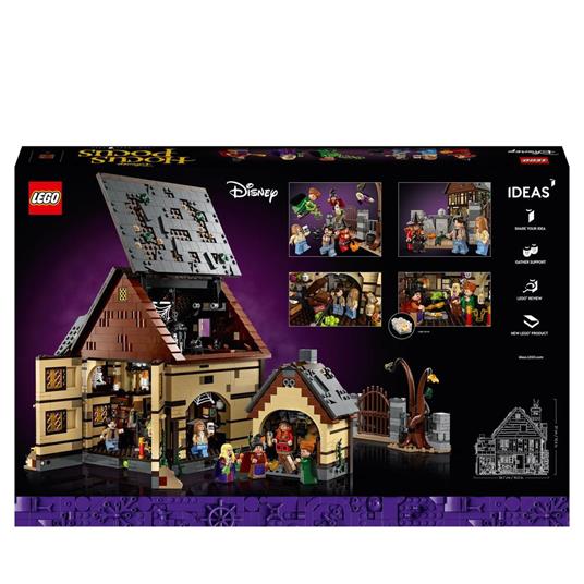LEGO Ideas 21341 Disney Hocus Pocus: il Cottage delle Sorelle Sanderson, Modellino di Casa da Costruire, Regalo per Adulti - 8