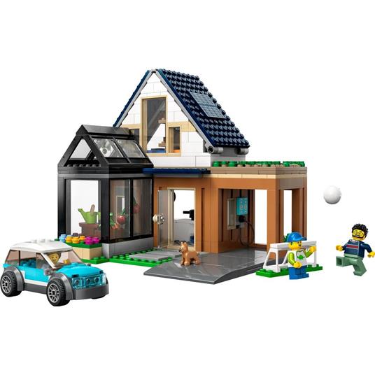LEGO City 60398 Villetta Familiare e Auto Elettrica, Casa delle Bambole con Macchina Giocattolo, Giochi per Bambini 6+ Anni - 7