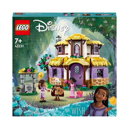 LEGO Disney Wish 43231 Il Cottage di Asha, Casa delle Bambole Giocattolo dal Film Wish, Idea Regalo per Bambine e Bambini