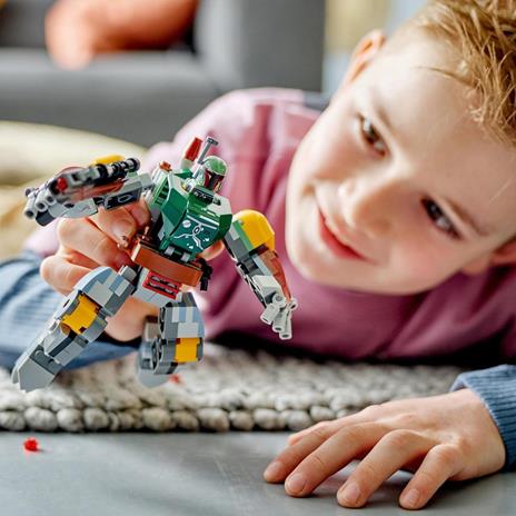 LEGO Star Wars 75369 Mech di Boba Fett, Set Action Figure con Blaster e Jetpack, Giochi da Collezione per Bambini 6+ Anni - 2