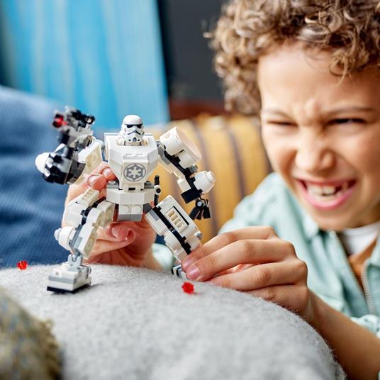 LEGO Star Wars 75370 Mech di Stormtrooper, Action Figure Snodabile da Costruire con Cabina per Minifigure e Grande Blaster - 2
