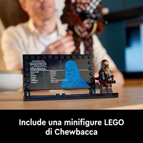 LEGO Star Wars 75371 Chewbacca, Kit Modellismo per Adulti da Collezione 40° Anniversario Il Ritorno dello Jedi, Idea Regalo - 6