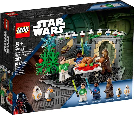 Diorama festivo Millennium Falcon™ - Star Wars 40658 - Lego - Set mattoncini - Giocattoli | IBS
