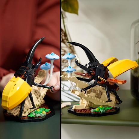 LEGO Ideas 21342 Collezione di Insetti con Farfalla Morfo Blu, Mantide Cinese e Scarabeo Ercole, Regalo per Adulti, Donna, Uomo - 4