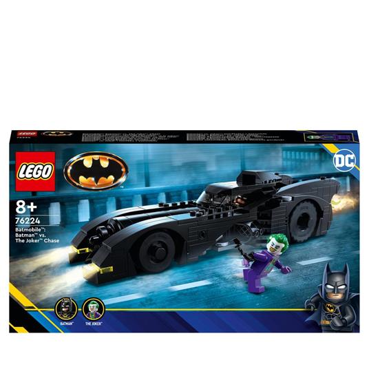LEGO DC 76224 Batmobile: Inseguimento di Batman vs. The Joker, Iconica Macchina Giocattolo del 1989, Idea Regalo per Bambini - LEGO - DC - TV & Movies - Giocattoli | IBS