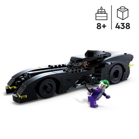 LEGO DC 76224 Batmobile: Inseguimento di Batman vs. The Joker, Iconica Macchina Giocattolo del 1989, Idea Regalo per Bambini - 3