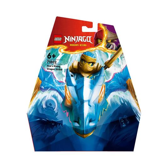 LEGO NINJAGO 71802 Attacco del Rising Dragon di Nya, Giochi per Bambini 6+ con Action Figure di Drago Giocattolo e Minifigure - LEGO - Ninjago - TV & Movies - Giocattoli | IBS