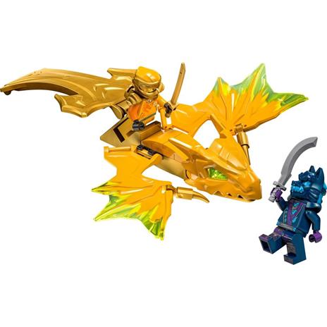LEGO NINJAGO 71803 Attacco del Rising Dragon di Arin Giochi per Bambini 6+ con Action Figure di Drago Giocattolo e Minifigure - 7