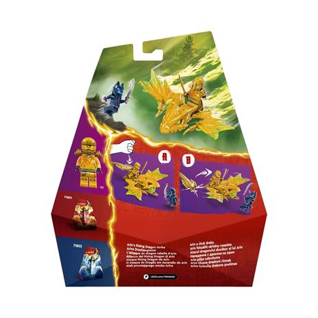 LEGO NINJAGO 71803 Attacco del Rising Dragon di Arin Giochi per Bambini 6+ con Action Figure di Drago Giocattolo e Minifigure - 8