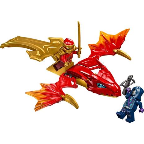 LEGO NINJAGO 71801 Attacco del Rising Dragon di Kai, Giochi per Bambini 6+ con Action Figure di Drago Giocattolo e Minifigure - 7