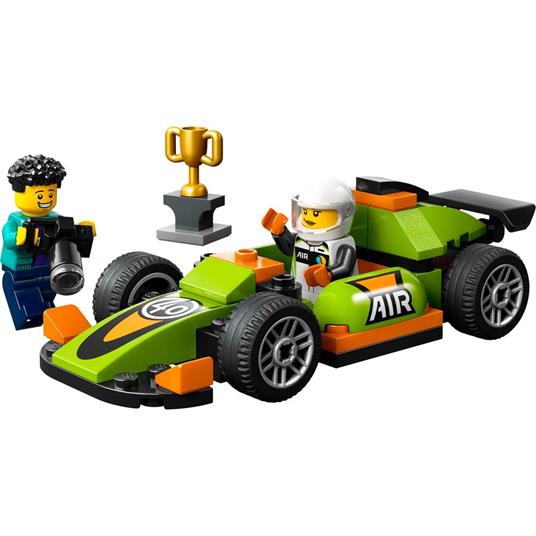 LEGO City 60399 Auto da Corsa Verde, Macchina Giocattolo per Bambini di 4+ Anni, Modellino da Costruire di Veicolo Formula 1 - 7