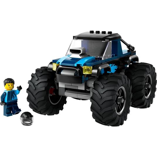 LEGO City 60402 Monster Truck Blu, Veicolo Giocattolo Fuoristrada, Giochi per Bambini di 5+ Anni con Minifigure del Pilota - 7