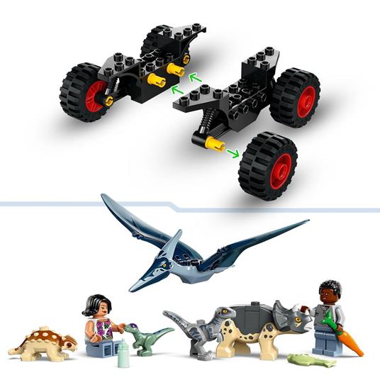 LEGO Jurassic World 76963 Centro di Soccorso dei Baby Dinosauri, Giocattolo per Bambini di 4+ Anni, Set con Mini Animali - 5