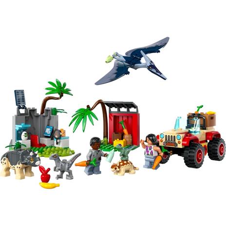 LEGO Jurassic World 76963 Centro di Soccorso dei Baby Dinosauri, Giocattolo per Bambini di 4+ Anni, Set con Mini Animali - 7