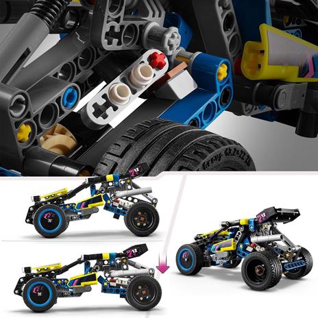 LEGO Technic 42164 Buggy da Corsa, Macchina Giocattolo per Bambini da 8 Anni in su, Regalo Amanti Modellini di Auto da Gara - 5