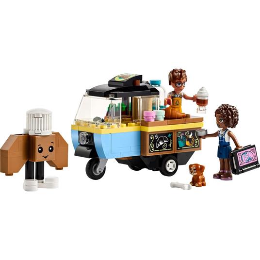 LEGO Friends 42606 Furgoncino del Fornaio, Giochi per Bambini di 6+ Anni con Cucina Giocattolo, Cibo, Mini Bamboline e Cane - 7