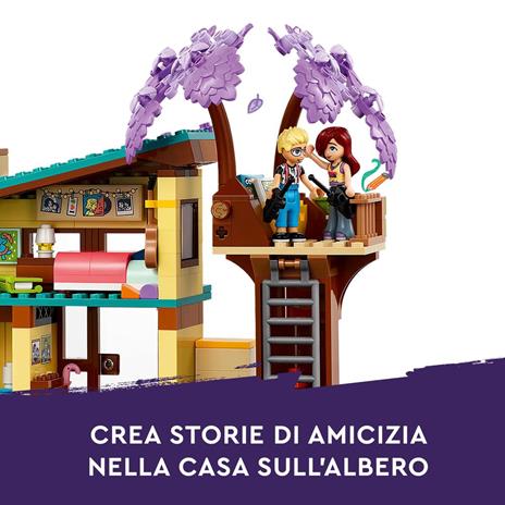 LEGO Friends 42620 Le Case di Olly e Paisley, Giochi per Bambini di 7+ Anni con 2 Case Giocattolo da Costruire e 6 Personaggi - 6