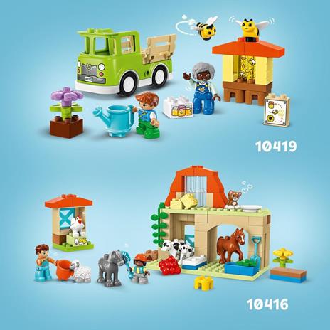LEGO DUPLO 10419 Cura di Api e Alveari, Gioco Educativo per Bambini in età Prescolare con 2 Personaggi e un Camion Giocattolo - 6