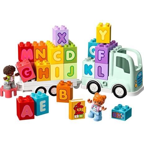 LEGO DUPLO 10421 Il Camioncino dellAlfabeto, Giochi Educativi per Bambini 2+ Anni con Camion Giocattolo e Mattoncini ABC - 6