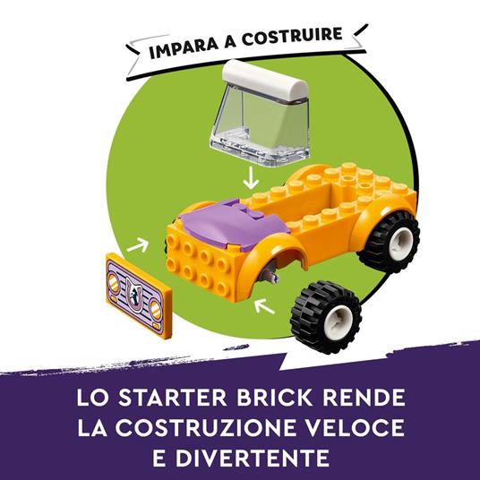 LEGO Friends 42634 Rimorchio con Cavallo e Pony, Giocattolo per la Cura degli Animali con 2 Mini Bamboline, Giochi Bambini 4+ - 5