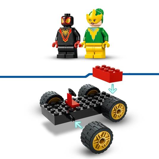 LEGO Spidey e i Suoi Fantastici Amici 10792 Veicolo Trivella di Spider-man Gioco Bambini 4+ Macchina Giocattolo e 2 Supereroi - 5