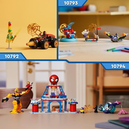 LEGO Spidey e i Suoi Fantastici Amici 10792 Veicolo Trivella di Spider-man Gioco Bambini 4+ Macchina Giocattolo e 2 Supereroi - 6