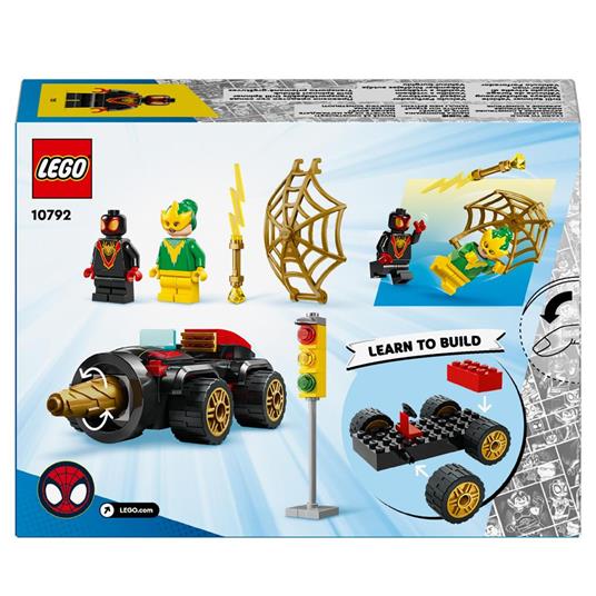 LEGO Spidey e i Suoi Fantastici Amici 10792 Veicolo Trivella di Spider-man Gioco Bambini 4+ Macchina Giocattolo e 2 Supereroi - 8