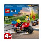 LEGO City 60410 Motocicletta dei Pompieri da Soccorso Giochi per Bambini 4+ Anni con Moto Giocattolo 2 Minifigure Estintore