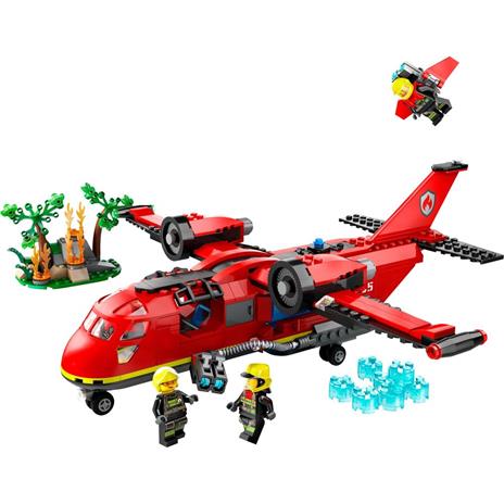 LEGO City 60413 Aereo Antincendio, Giocattolo dei Vigili del Fuoco per Bambini di 6+ Anni con 3 Minifigure dei Pompieri - 7