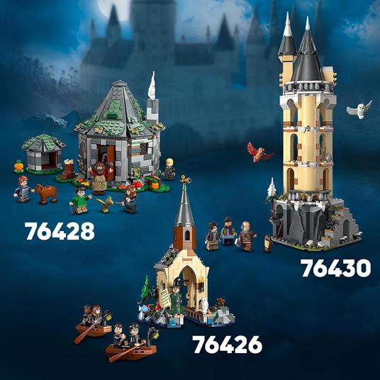 LEGO Harry Potter 76426 La Rimessa per le Barche del Castello di Hogwarts, Gioco per Bambini di 8+ Anni con 5 Minifigure - 6