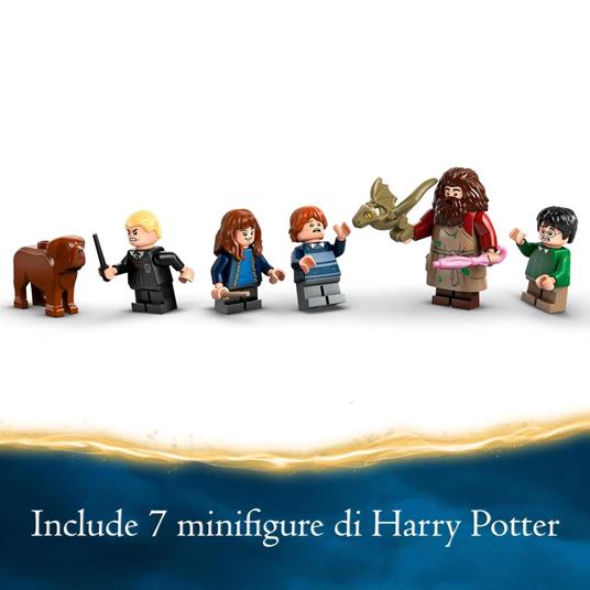 LEGO Harry Potter 76428 La Capanna di Hagrid: una Visita Inattesa Giochi per Bambini 8+ Anni Casa Giocattolo con 7 Personaggi - 6