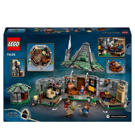 LEGO Harry Potter 76428 La Capanna di Hagrid: una Visita Inattesa Giochi per Bambini 8+ Anni Casa Giocattolo con 7 Personaggi - 9