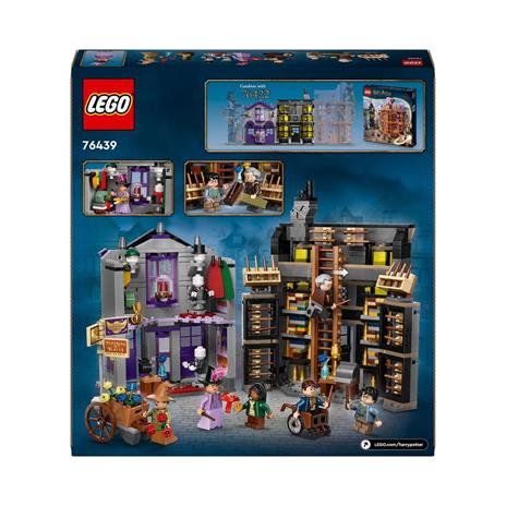 LEGO Harry Potter 76439 Olivander e Madama McClan: Abiti per Tutte le Occasioni, Giochi per Bambini 8+ con 2 Negozi Giocattolo - 10