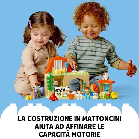 LEGO DUPLO 10416 Cura degli Animali di Fattoria Giocattolo, Gioco di Ruolo Educativo per Bambini 2+ con Figure Giocattolo - 5