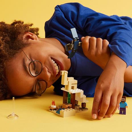 LEGO Minecraft 21251 Spedizione di Steve nel Deserto, Gioco per Bambini di 6+ Anni, Bioma con Casa Giocattolo e Personaggi - 2