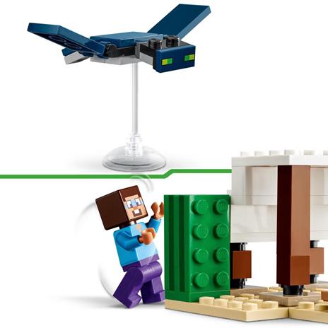 LEGO Minecraft 21251 Spedizione di Steve nel Deserto, Gioco per Bambini di 6+ Anni, Bioma con Casa Giocattolo e Personaggi - 5