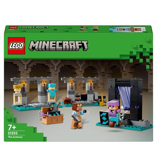 LEGO Minecraft 21252 L'Armeria con Personaggio Alex, Accessori e Armi  Giocattolo per Bambini di 7+ Anni e Fan del Videogioco - LEGO - Minecraft -  TV & Movies - Giocattoli