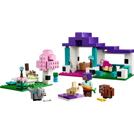 LEGO Minecraft 21253 Il Santuario degli Animali Giocattolo per Bambini e Fan di 7+ Anni con Bioma delle Pianure e Personaggi - 7