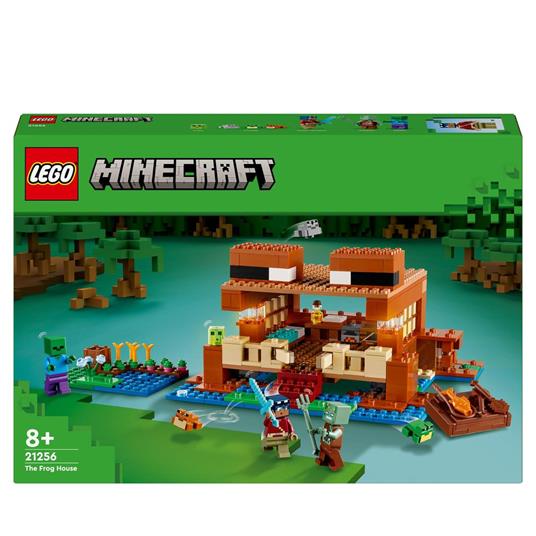 LEGO Minecraft 21256 La Casa-Rana Giocattolo da Costruire per Bambini di 8+  Anni con Personaggi Mob e Animali del Videogioco - LEGO - Minecraft - TV &  Movies - Giocattoli