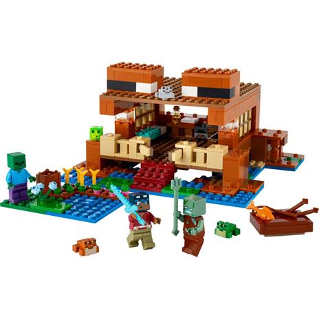 LEGO Minecraft 21256 La Casa-Rana Giocattolo da Costruire per Bambini di 8+ Anni con Personaggi Mob e Animali del Videogioco - 6