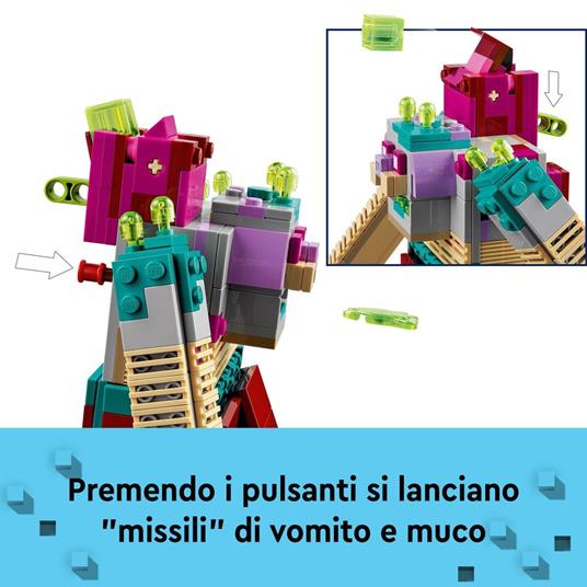 LEGO Minecraft 21257 Legends Resa dei Conti con il Divoratore, Gioco d'Azione per Bambini di 8+ Anni con Personaggi Popolari - 4