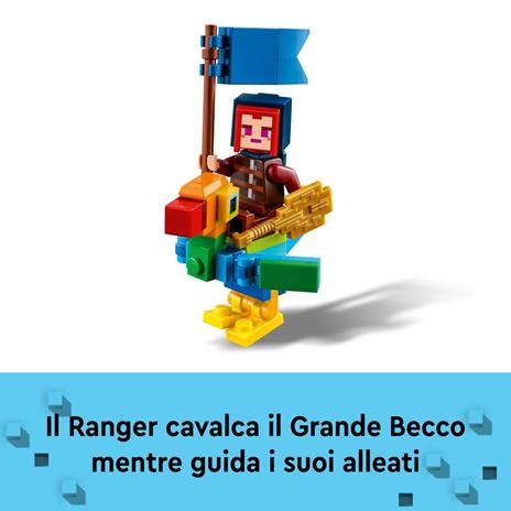 LEGO Minecraft 21257 Legends Resa dei Conti con il Divoratore, Gioco d'Azione per Bambini di 8+ Anni con Personaggi Popolari - 5