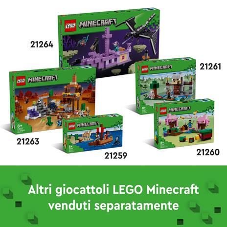 LEGO Minecraft 21263 La Miniera delle Badlands, Modellino da Costruire di Bioma con Personaggi, Giochi Creativi per Bambini 8+ - 7