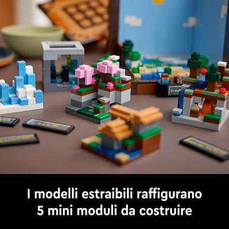 LEGO Minecraft 21265 Banco da Lavoro, Modellino da Costruire per il 15° Anniversario del Videogioco, Regalo per Fan Adulti - 4