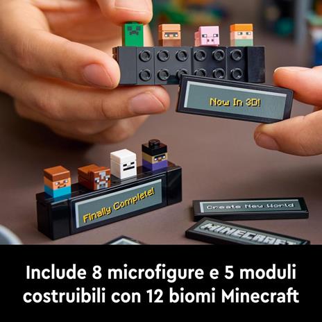 LEGO Minecraft 21265 Banco da Lavoro, Modellino da Costruire per il 15° Anniversario del Videogioco, Regalo per Fan Adulti - 5