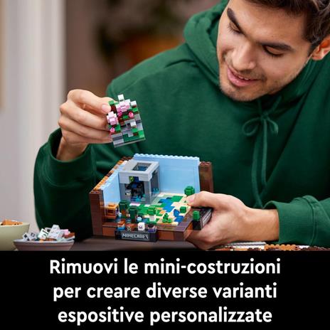 LEGO Minecraft 21265 Banco da Lavoro, Modellino da Costruire per il 15° Anniversario del Videogioco, Regalo per Fan Adulti - 6