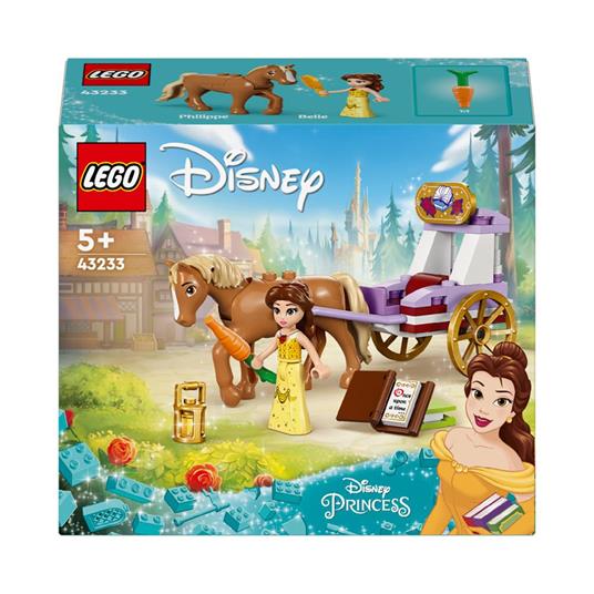 LEGO Disney Princess 43233 La Carrozza dei Cavalli di Belle Giochi Principesse per Bambini di 5+ Anni da La Bella e la Bestia