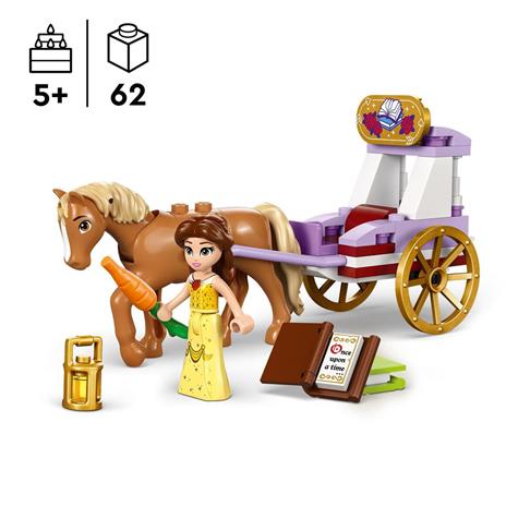 LEGO Disney Princess 43233 La Carrozza dei Cavalli di Belle Giochi Principesse per Bambini di 5+ Anni da La Bella e la Bestia - 3