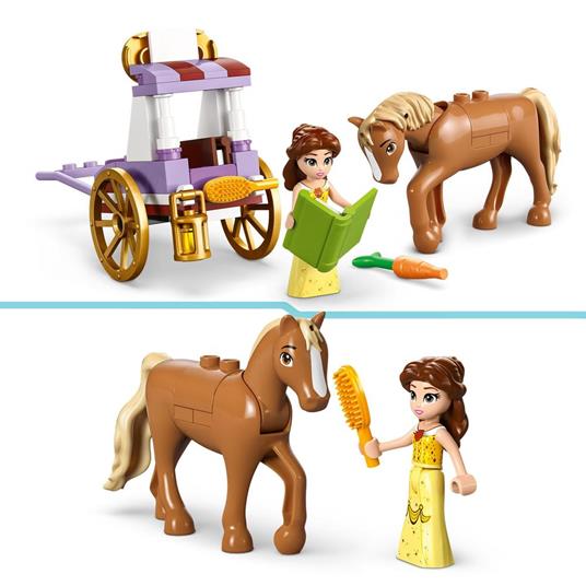 LEGO Disney Princess 43233 La Carrozza dei Cavalli di Belle Giochi Principesse per Bambini di 5+ Anni da La Bella e la Bestia - 4