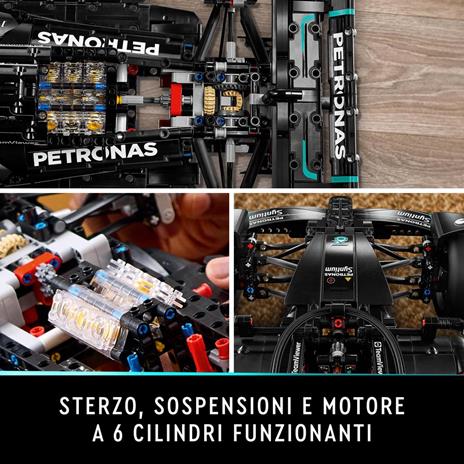 LEGO Technic 42171 Mercedes-AMG F1 W14 E Performance, Modellino da Costruire di Auto da Corsa Scala 1:8, Idea Regalo Adulti - 4